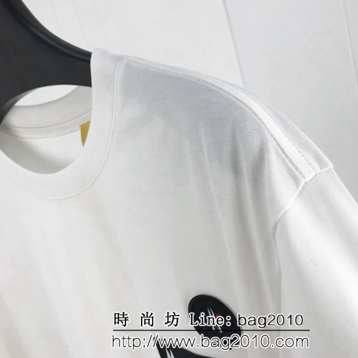 MONCLER蒙口X 藤原浩合作系列 19ss早春新款 定制純棉面料 短袖衣 男女同款 ydi2479